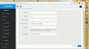 AirLink Hotspot Configuration with MikroTik Hotspot as Radius Client for User Authentication
