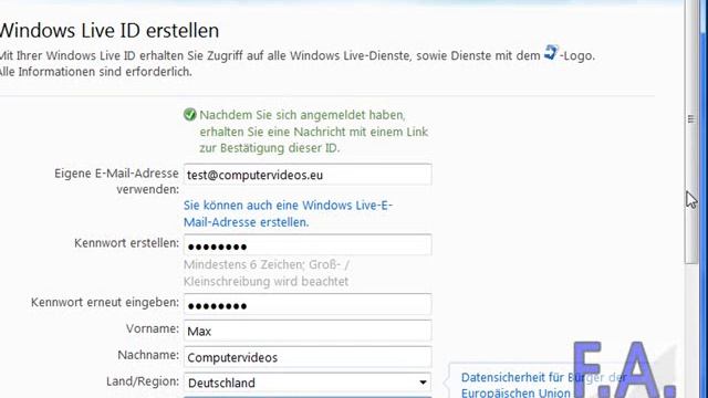 Windows Live Messenger (WLM) - Benutzer anlegen смотреть онлайн