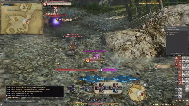 FFXIV Hunting Log Thaumaturge Rank 4 - A Realm Reborn смотреть онлайн