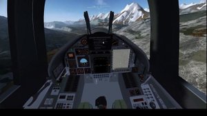 Flightgear JA-37 ALS Compositor test flight