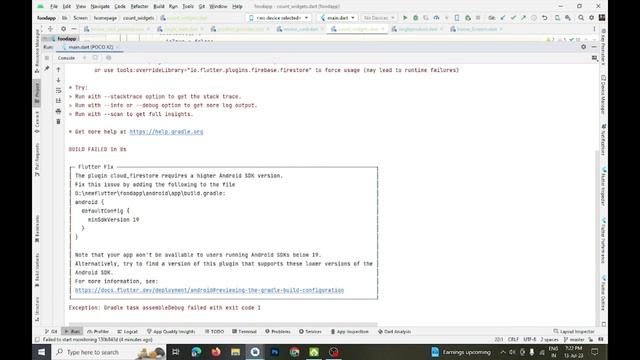 How to Update Flutter Minimum SDK Version? Flutter minSdkVersion error! смотреть онлайн