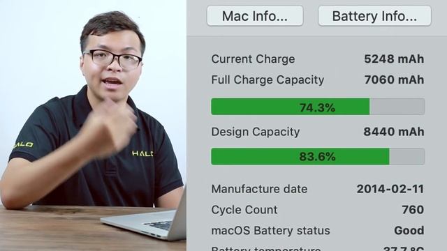 [HALO MAC] Tăng tuổi thọ pin cho MACBOOK смотреть онлайн