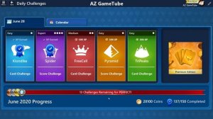 Microsoft Solitaire Collection; Daily Challenges Gameplay #312; Amazing Windows Game 2020 Poker.