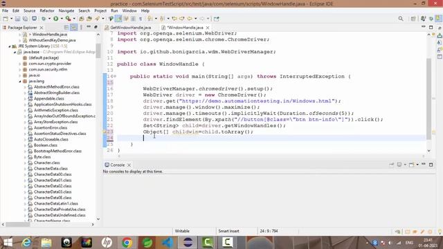 How to handle multiple windows in selenium | Window handles in selenium.#selenium