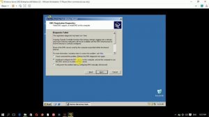 Installing of Active directory in windows server 2003