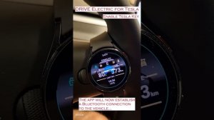 How to enable the Bluetooth Tesla Key on your Wear OS watch using the app DRIVE Electric for Tesla.