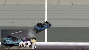 Richard Petty 1970 Darlington flip NR2003 reenactment