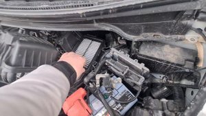 20т км на воздушном фильтре Honda Freed