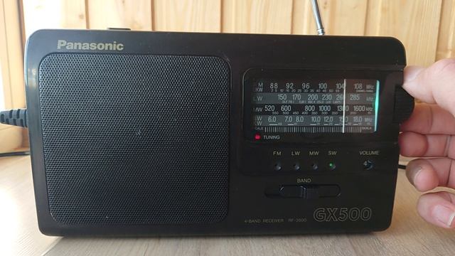 Panasonic GX-500, дневной КВ в городской квартире 11:30 UTC смотреть онлайн