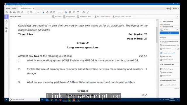 Adobe Acrobat Pro Tutorial - Lesson 37 - Accessibility Check | Acrobat Pro | Download | Free смотреть онлайн
