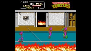 NES Nestopia Teenage Mutant Ninja Turtles II   The Arcade Game