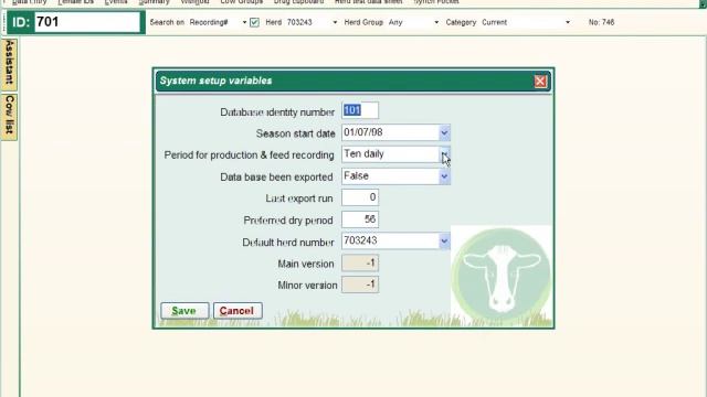 Edit system variables