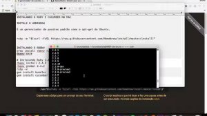Instalando Ruby e Cucumber no macOS