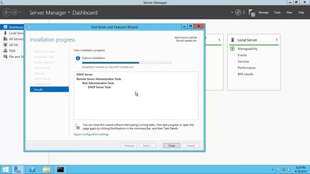 Windows 2012 R2 -- Install and configure DHCP смотреть онлайн