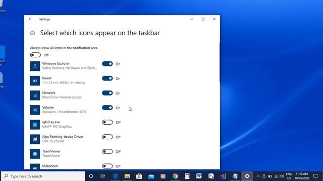 Hide or show icons on your Windows 10 action center смотреть онлайн