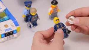 Обзор и Мульт Лего Сити Погоня на вертолете полиции 60138