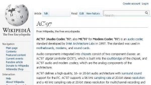 What Is Audio Codec 97?