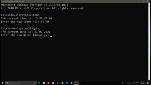 How to change/update Time and Date using Command Prompt? 🔥 | Time setting using cmd 🔥