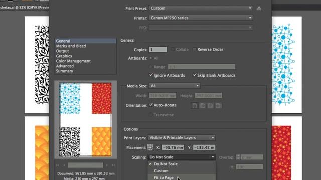 Imprimindo o documento Illustrator смотреть онлайн