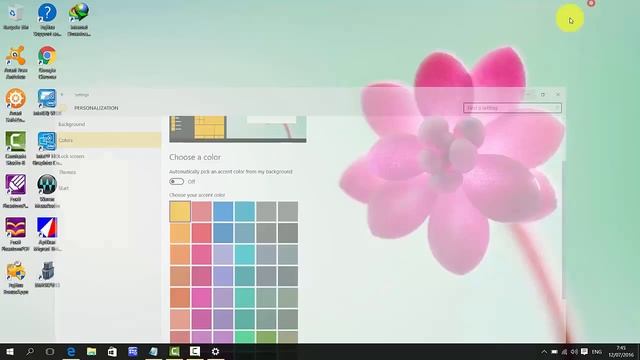 Windows 10 Change Desktop Color and Picture смотреть онлайн