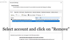 How to remove/delete an account from Outlook | How to remove mailbox from Outlook