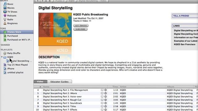 iTunes U Digital Storytelling Help смотреть онлайн