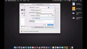 How to Create and Change Username and Password on MAC OS