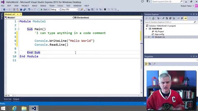 05 Quick Overview of the Visual Basic Express Edition IDE