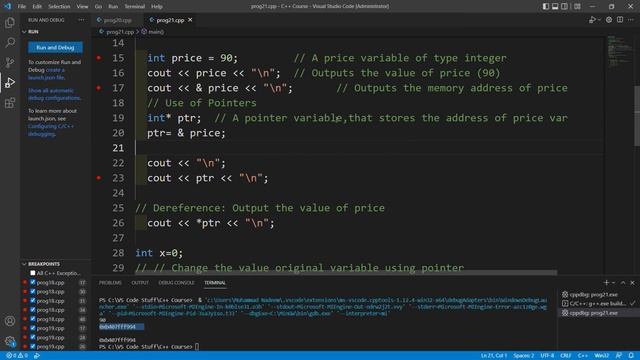 Pointers in C++ | Pointer Variable vs Reference Variable | pointer variable in c++ | C++ Tutorial#2