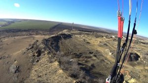 Параплан посадка в роторе на дерево
