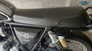 Royal Enfield Interceptor seat change