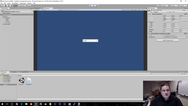 Unity 5 UI Tutorial - Dropdown List смотреть онлайн