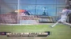 Liga de Quito vs Emelec - (Doblete de Wellington Sanchez 21 Agosto 2004)