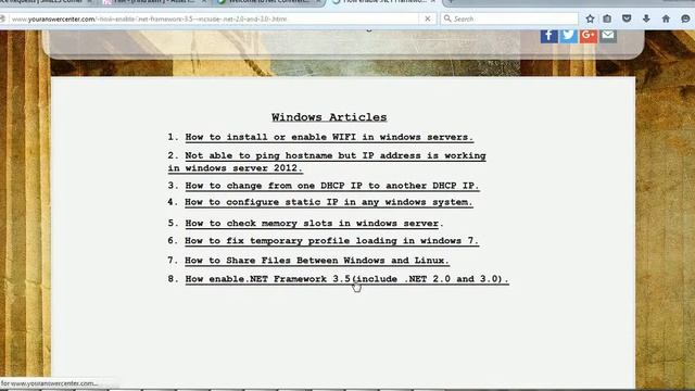 how to install .net framework 3.5 (include NET 2.0 and 3.0) смотреть онлайн