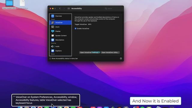Enable & Disable VoiceOver On Mac - How To смотреть онлайн