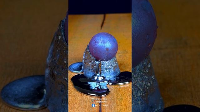 1000°C RHCB vs Cadmium Metal😱#satisfying #experiment #science #rhcb #asmr