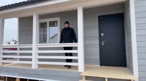 КАРКАСНЫЙ ДОМ НА УЧАСТКЕ 6 СОТОК\ФИБРОЦЕМЕНТНЫЙ САЙДИНГ