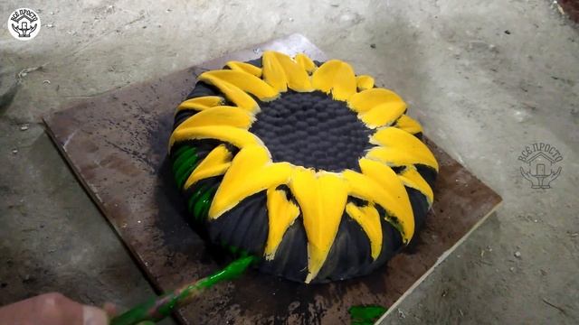 Из силиконовой формы сделали БЫСТРО и ЛЕГКО КРАСИВЫЙ ДЕКОР для дачи | Beautiful garden decor смотреть онлайн