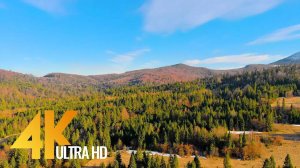 Spring Beauty of the Carpathian Mountains from Above - 3 HOUR Drone Footage + Calming Music