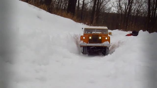 RC Land Rover Defender winter adventure — RC Cars OFF Road 4x4 Adventure