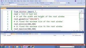 Python Tkinter tutorial part 2