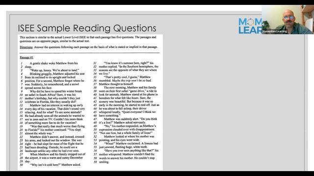 Momentum Learning ISEE Lower Level English Open House смотреть онлайн