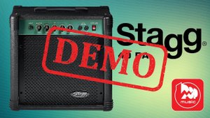 Басовый комбо STAGG 40 BA - демонстрация звучания