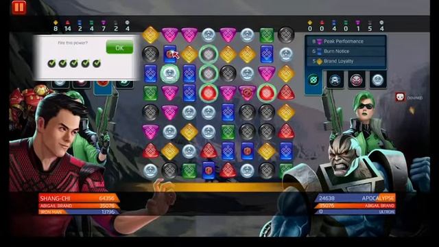 #MarvelPuzzleQuest Abigail Brand PVP (1200+ Score) смотреть онлайн