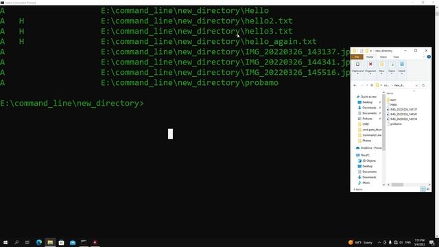 CMD commands Part 6 -  ATTRIBUTES and RENAME