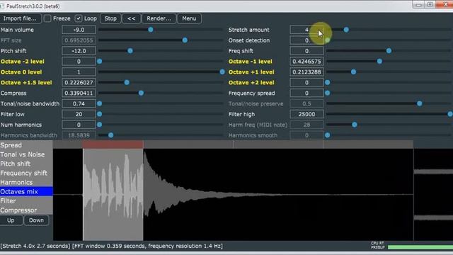 PaulStretch3 beta 6 смотреть онлайн