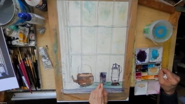 Hidden Secret Window Gems Watercolour Guide Demo with David H#S смотреть онлайн