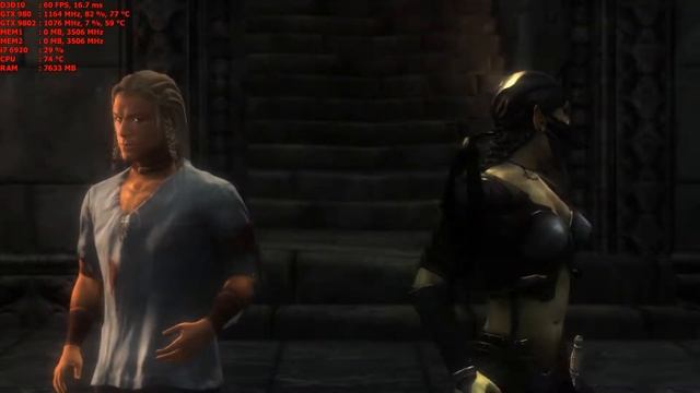 Two Worlds 2 Story mode Benchmark 1440p GTX 980 SLI PC Part 1 смотреть онлайн