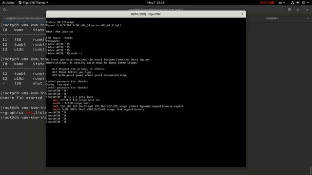 Создание GuestOS [ KVM ] с помощью virt-install в Fedora Server | Workstation 30 смотреть онлайн
