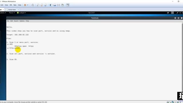 Scan port, service and OS using NMAP смотреть онлайн